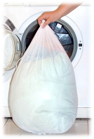 worek do prania / siatka 
duża - 6KG na tle standardowej pralki